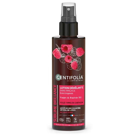 Lotion Démêlante Brillante sans rinçage, Vinaigre de Framboise - Centifolia