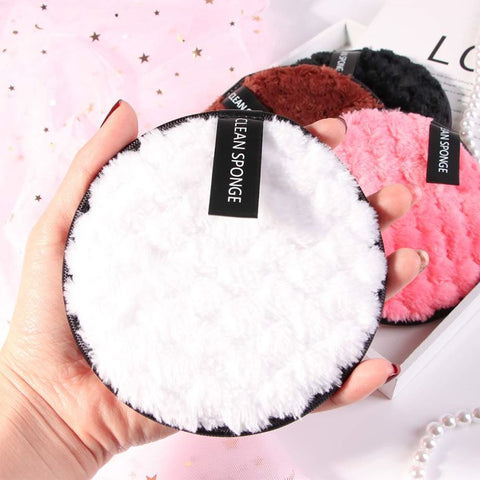 Lot de 2 grands disques démaquillants