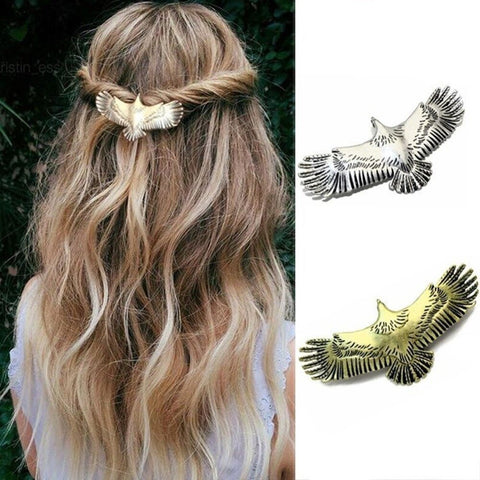 Barrette Aigle Viking / Celtique - Or ou Argent