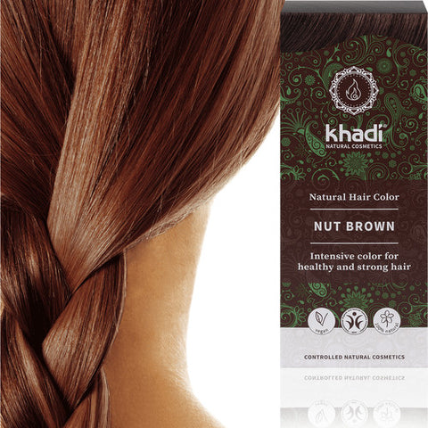 Coloration Végétale Noisette Naturel - Nut Brown, Khadi