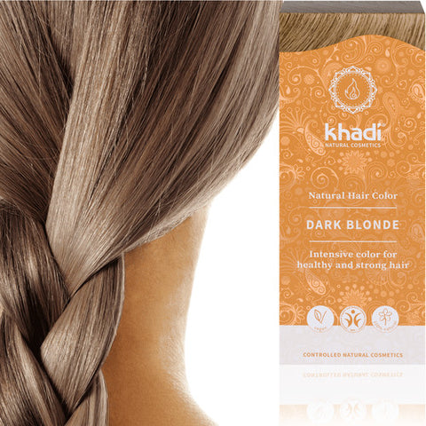 Coloration Végétale Blond Foncé Cendré - Dark Blonde, Khadi