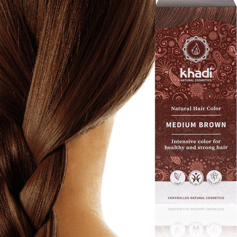 Coloration Végétale Châtain Moyen - Medium Brown - Khadi