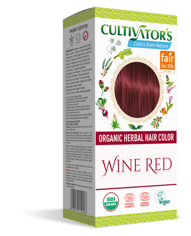 Coloration Végétale VIN ROUGE - WINE RED, Cultivator's Colors from Nature