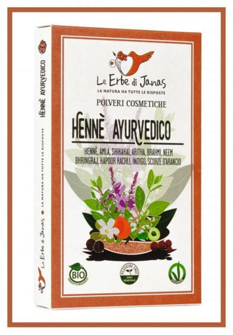 Henné Rouge Ayurvédique aux 10 plantes - Le Erbe Di Janas