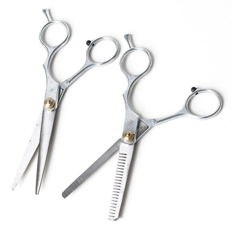 Lot de 2 paires de ciseaux, Barbe et Cheveux