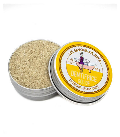 Dentifrice Solide Citron & Romarin - Les Savons de Joya