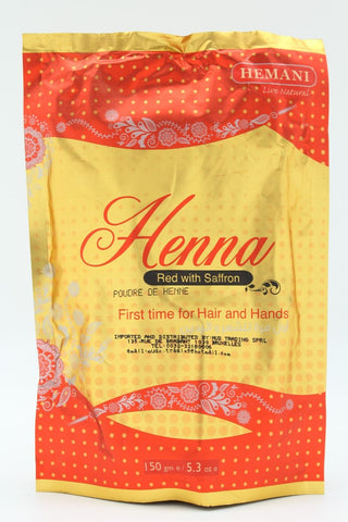 Henné Rouge Safran HEMANI - 150 GR