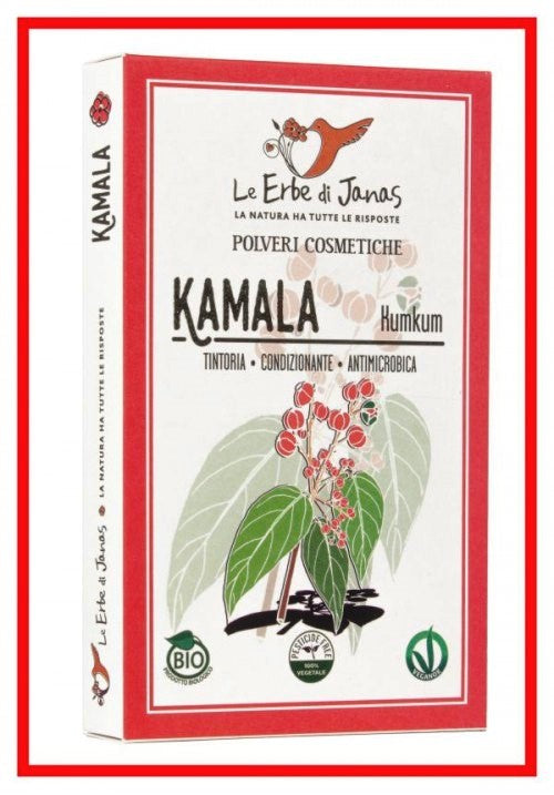 Le Red Kalama, Kamala, poudre provient de Mallotus Philippensis, colore les cheveux en rouge, roux, bordeaux, violine, henné, coloration naturelle, Kalama Rouge, le erbe di janas, sidr, ghassoul, cheveux roux, couleur violine, rouge cerise, le erbe di jana, coloration cheveux bordeaux, cuivré, algérie, bio, vegan