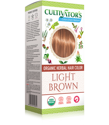 Coloration Végétale CHATAIN CLAIR - LIGHT BROWN, Cultivator's Colors from Nature