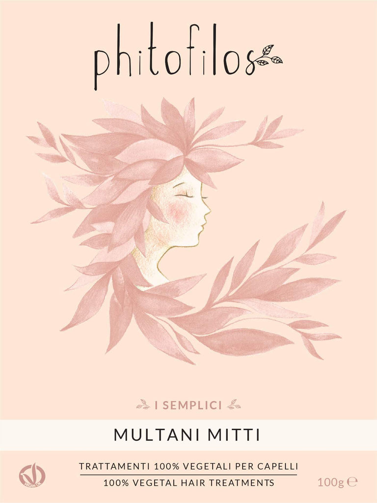 Multani Mitti - phitofilos, terre à foulon - terre argile blanche contient de la saponine, avec des propriétés dégraissantes et moussantes, absorbe l'excès de sébum des cuirs chevelus à tendance grasse, détoxifie la chevelure, soin capillaire, cheveux gras, peaux grasse, irritation, neem, laver, shampoing, nature, bio