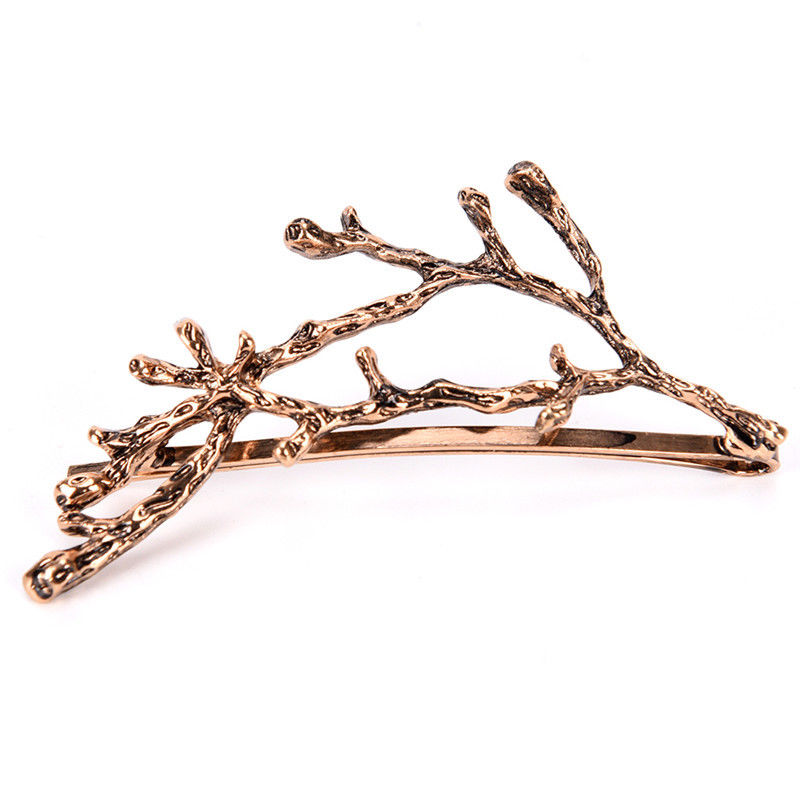 pince à cheveux, feuille or, branche arbre chignon, coiffure, henné, henne, jolie plume (ou feuille) dans vos coiffures, barrette ou pince à cheveux argenté, doré, or, pour faire de jolis chignons, tresses, chevelures, pic à cheveux, accessoires coiffure, naturel, pagan, coiffer, bio, biologique, boutique, cosmétique