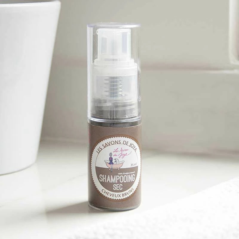 Shampoing Sec pour Cheveux Bruns - Les Savons de Joya