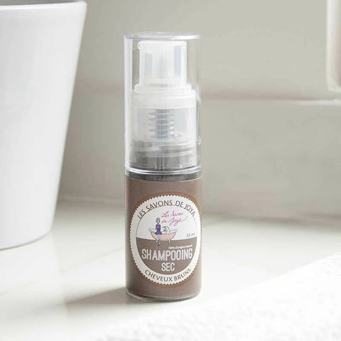 Shampoing Sec pour Cheveux Bruns - Les Savons de Joya