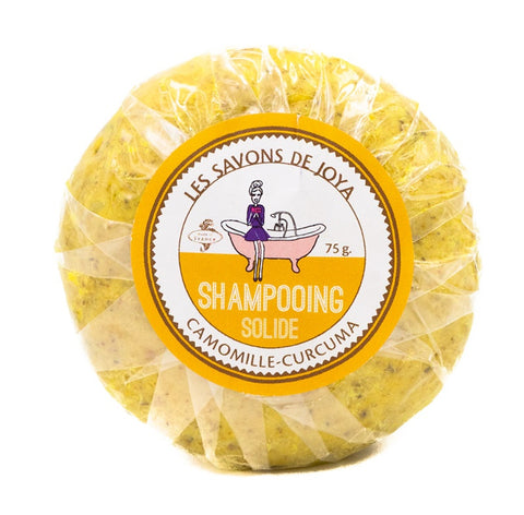 Shampoing Solide - Cheveux Blonds, Camomille et Curcuma - Les Savons de Joya