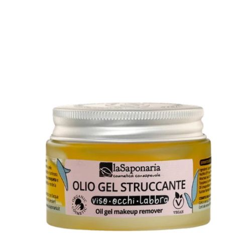 Gel huileux fondant et démaquillant doux - La Saponaria