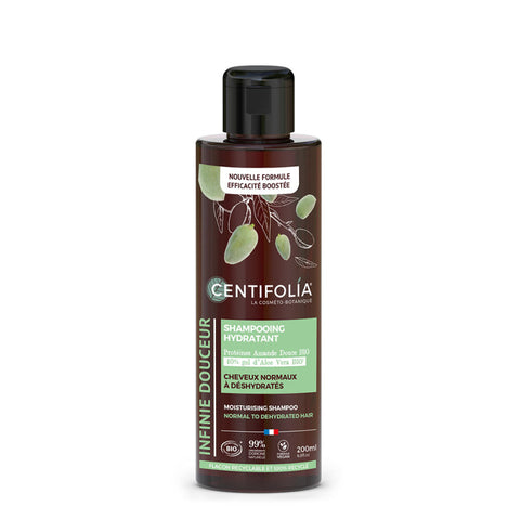 Shampoing Hydratant, cheveux normaux à déshydratés, Amande Douce et Aloé Vera - Centifolia
