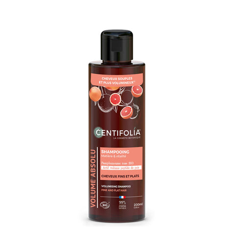 Shampoing Volume Absolu, cheveux fins et plats, Pamplemousse Rose - Centifolia