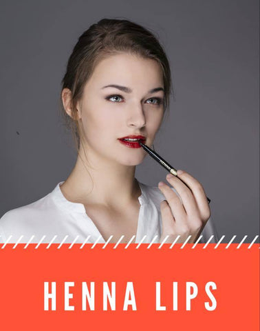 Henna Lips - Feutre à lèvres 100% naturel au Henné, longue tenue - plusieurs coloris