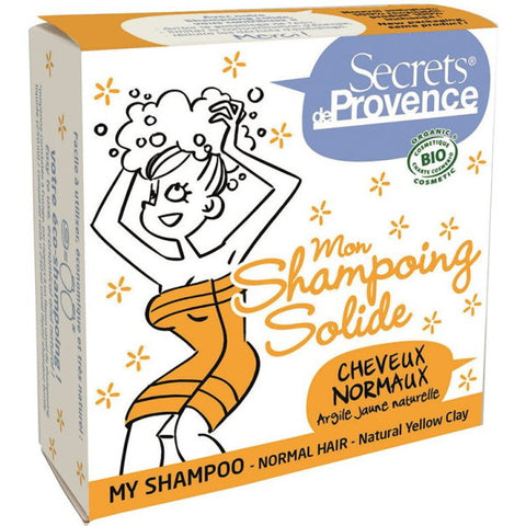 Shampoing Solide cheveux normaux BIO - Secrets de Provence