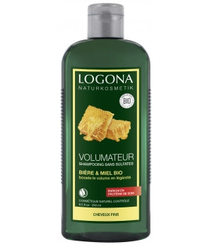 Shampoing Volume, Bière & Miel - LOGONA